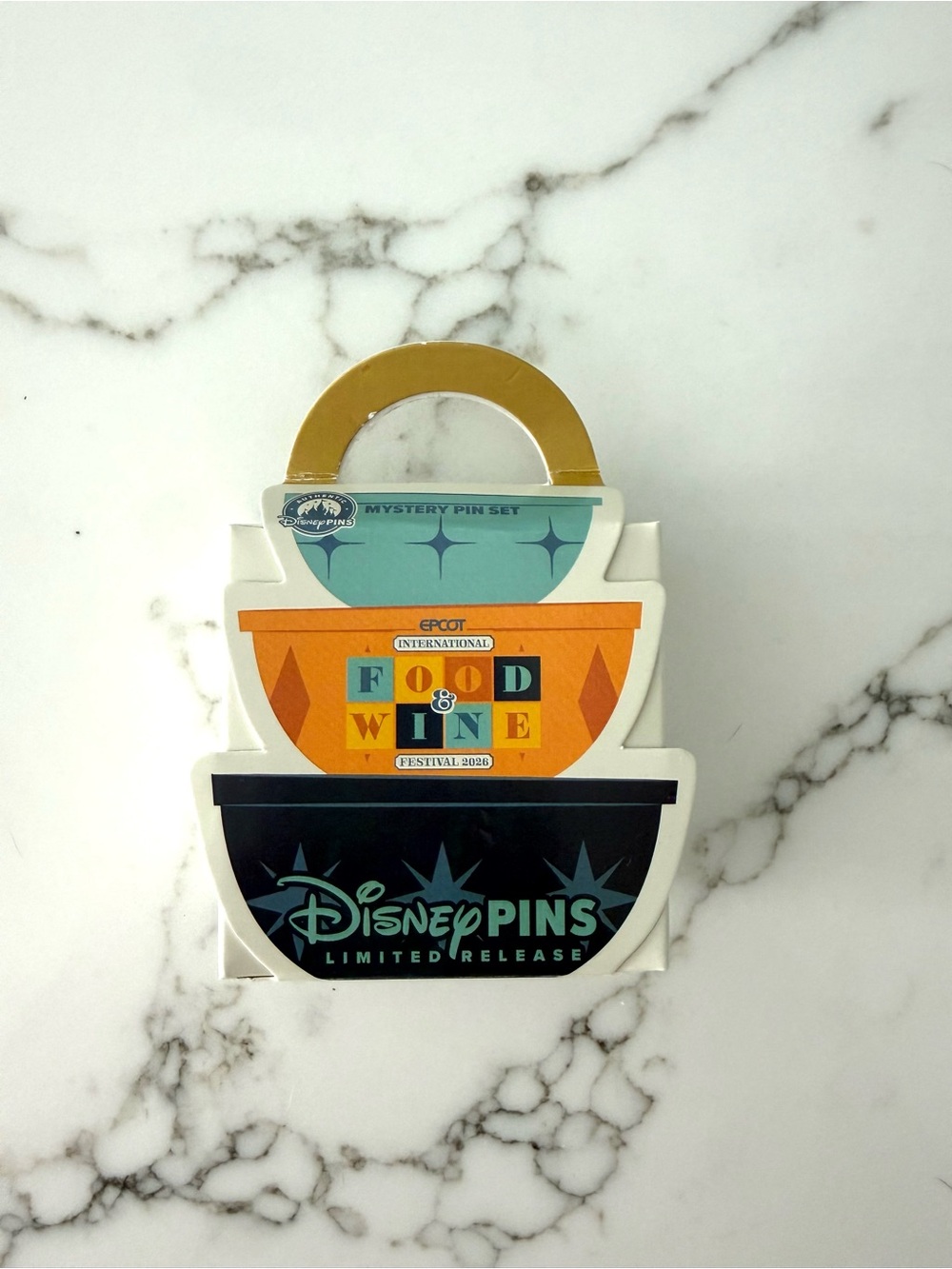 Disney Pins Food & Wine Festival Mystery Pin Set - 2 Pins